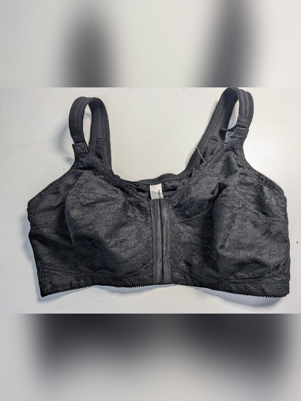 DELIMIRA Posture Support Front Closure Bra Full Coverage Wirefree Black 40 F New